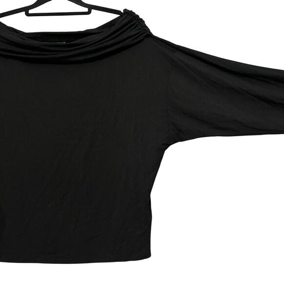 Express Off The Shoulder Top Black Size Xs Stretchy Lightweight Classic Soft - Picture 6 of 8